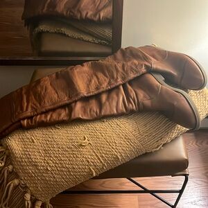 Italian, one-of-a-kind knee high boots!